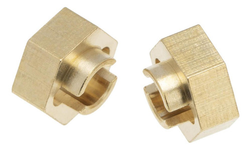 Adaptadores De Cubo Hexagonal De Rueda De Latón De 4 Piezas