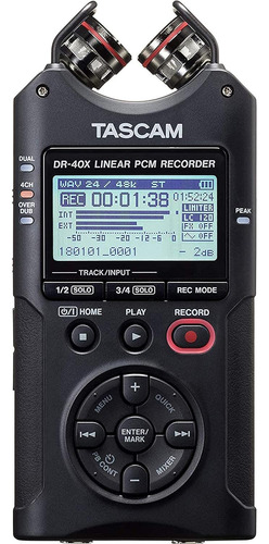 Grabador De Audio Digital De Cuatro Pistas Dr 40x E Int...