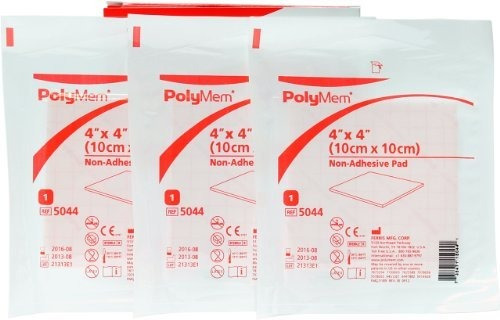 Polymem 4  X 4  Non-adhesivo Pad (pack De 3) Apósito Para He