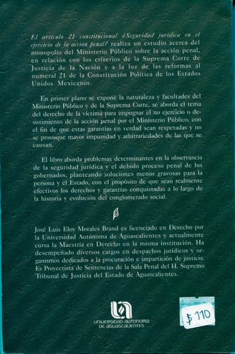 Imagen 1 de 2 de El Articulo 21 Constitucional Seguridad Juridica En El Ejerc