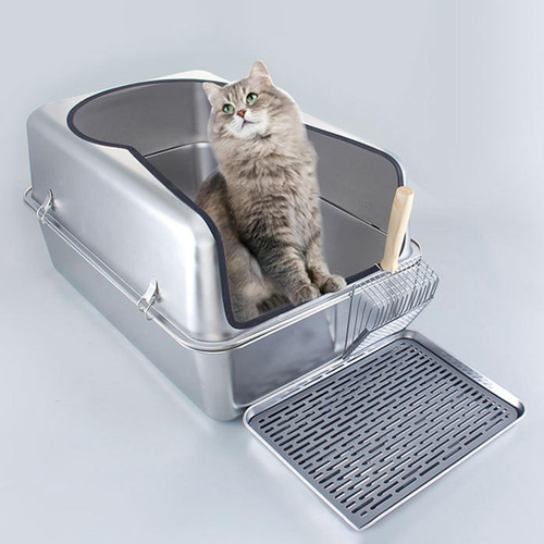 Caja De Arena De Acero Inoxidable, Bandejas De Arena