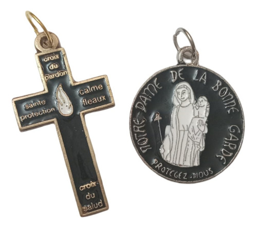 Cruz Del Perdón + Medalla Del Buen Amparo X 3 Unidades