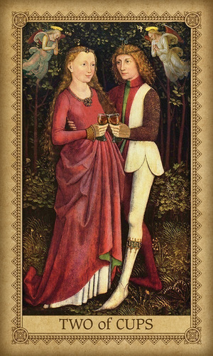 Imagem 6 de 8 de Influence Of The Angels Tarot Bordas Douradas Original