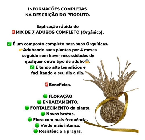 Mix7adubos ( Kit 24 Adubos Para Floração De Orquídeas )