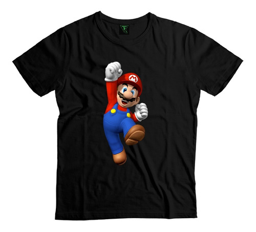 Polera Mario Bros Varios Diseños Algodón Unisex Talla 2 A 12