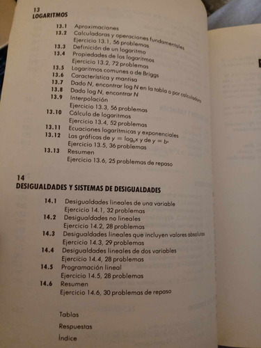 Álgebra Contemporánea Rees/sparks Mcgraw-hill (Usado)