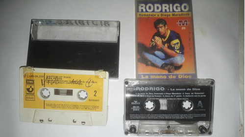 2 X 1 Casette Rodrigo L Mano D Dios Y Master De Rock P.floyd