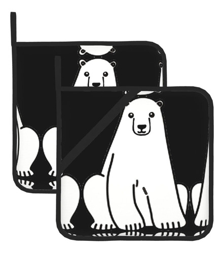 Soporte Para Olla Oso Polar Do Pieza : 8 X 8  Grosor