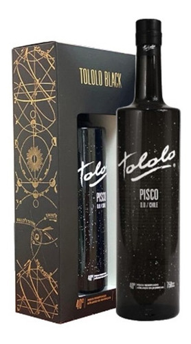 Pisco Tololo Black 40º 750cc   /chilepisco