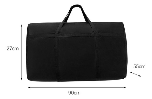 Bolsas De Almacenamiento Grandes Negro 90x55x28cm