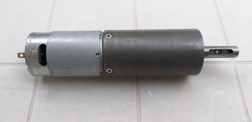 Imagen 1 de 4 de Motorreductor Caja Motor Reductor 12v 24v Eje 10mm