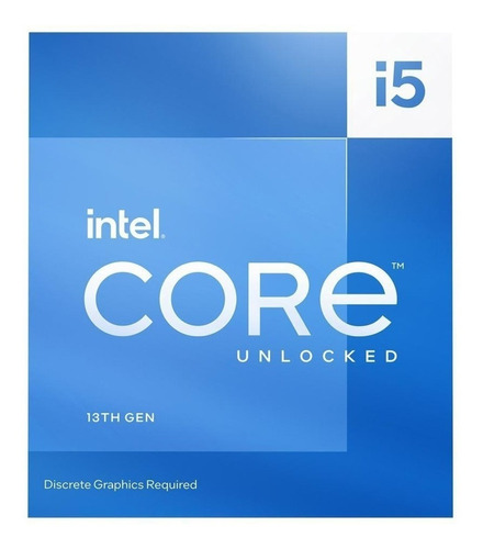 Procesador gamer Intel Core i5-13600KF BX8071513600KF de 14 núcleos y  5.1GHz de frecuencia