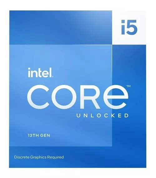 Procesador gamer Intel Core i5-13600KF BX8071513600KF de 14 núcleos y 5.1GHz de frecuencia