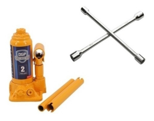 Kit Gata Botella 2 Ton. + Llave Hilux Radio