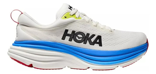 Tenis Running Hoka Bondi 8 Blanco Hombre 1123202bvr