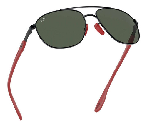 Óculos De Sol Ray Ban 0rb3659m F0287157 Cor Preto Cor da armação Black Cor da haste Black Cor da lente Green Desenho OVAL