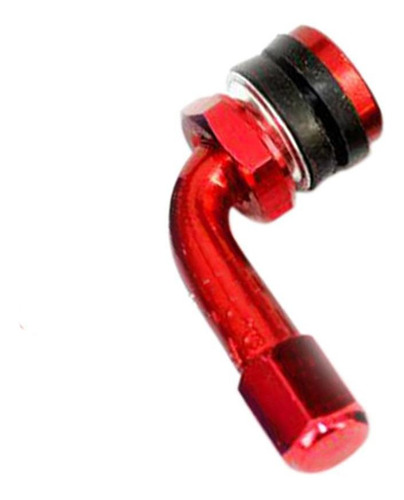 Válvula Neumático Ángulo Para Motocicleta Rojo
