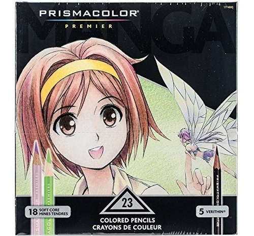 Prismacolor 1774800 Premier Colored Pencils, Manga Colors,