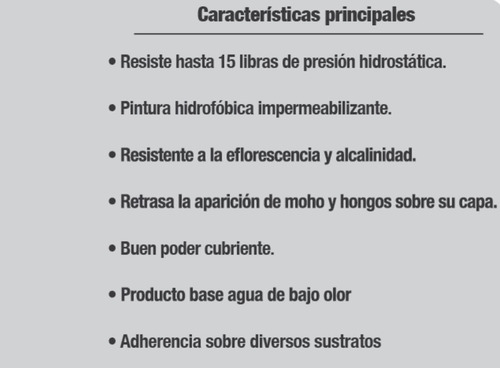 Imagen 3 de 3 de Pintura Para Humedad Sayer Stop Blanco Galon