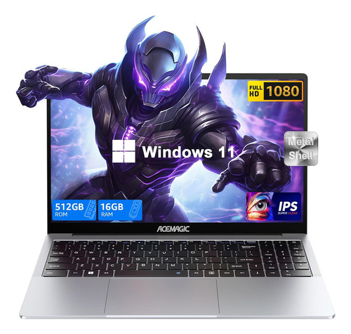 Acemagic AX15 Ultrabook Gris 15.6" 16GB de RAM 512GB SSD