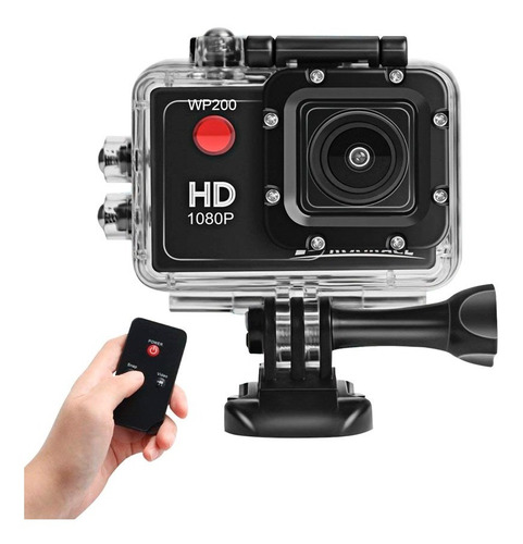 Camara Tipo Gopro Waterproof Wp200 12mp Drograce Bagc