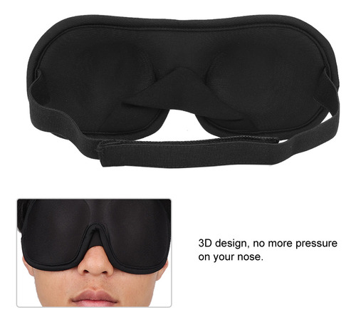 Máscara Para Dormir En 3d Que Cubre Los Ojos, Descansa Y Due