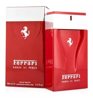 Perfume Ferrari Man In Red 100ml Edt Original + Amostra