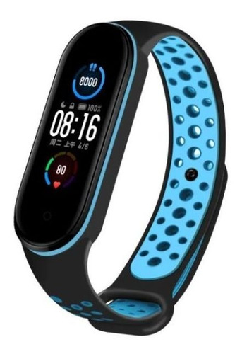 Correa Para Reloj Mi Band 5 Y 6 Bicolores