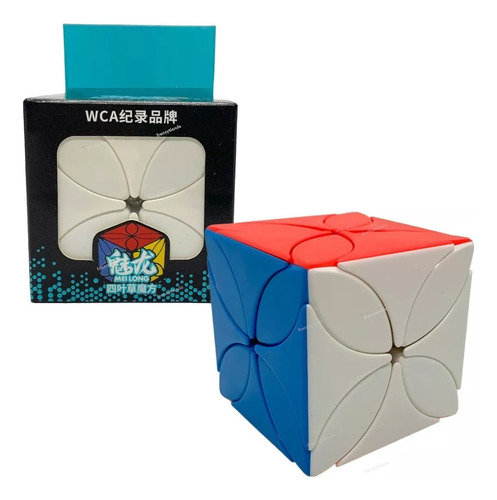 Cubo Rubik Mei Long Four Leaf Clover + Manual De Patrones