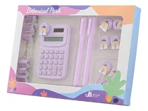 Comprar Suprimentos De Papelaria Roxo Básico Com Material De Sala De