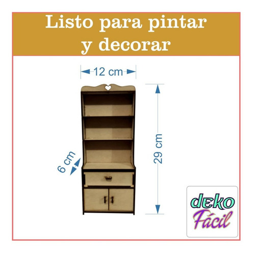 Combo Comedor Para Casa De Muñecas De 29 Cm