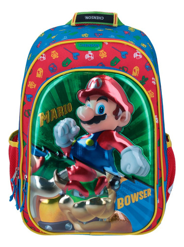 Mochila Chenson Mario Bros Mario Vs Bowser (mabox).