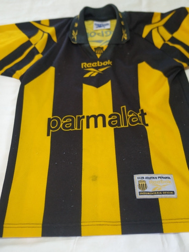 Camiseta De Fútbol De Peñarol Vintage Reebok Original Niños 