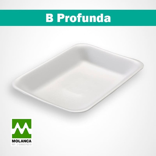Imagen 1 de 2 de Bandeja Tipo B Profunda - Empaque De 50 Unidades