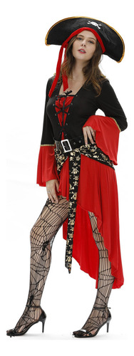 Disfraz Sexy De Pirata De Halloween For Mujer, Cosplay