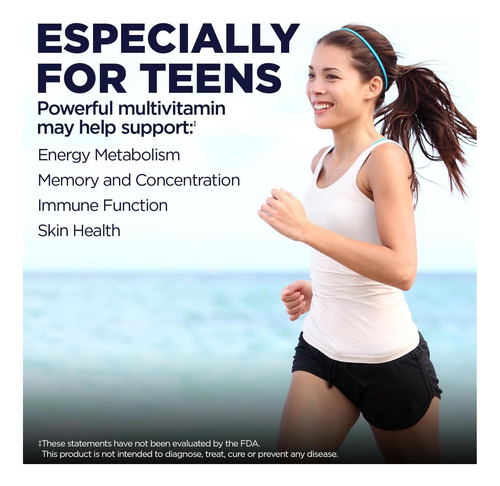 Energía Mejorada De Kal Para Tabletas De Adolescencia, 60