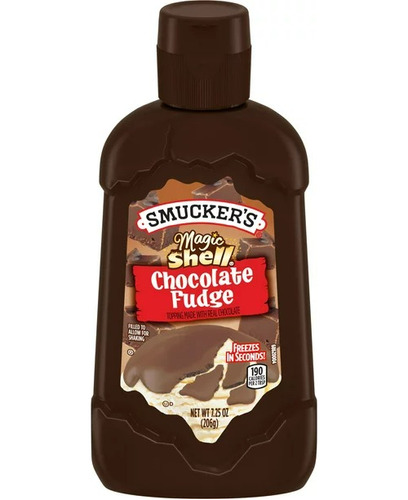 Jarabe Cobertura Helado Magic Shell Sabor A Elegir Smucker's