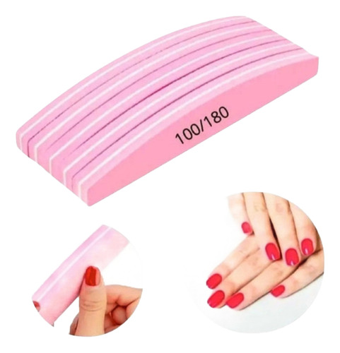 Paquete Lima Sponge 10 Piezas Lima Buffer Para Uñas 100/180