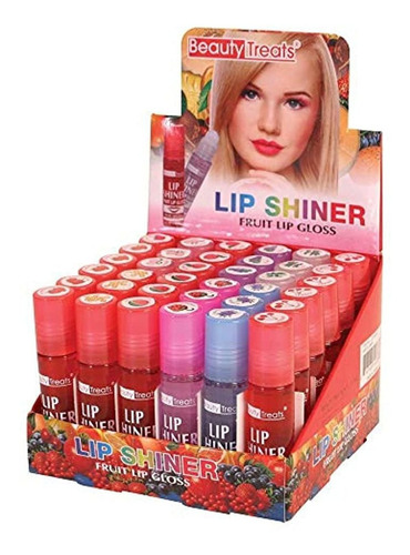 Lip Shiner Lipgloss - Caja De 3 Dz, 36 Unidades