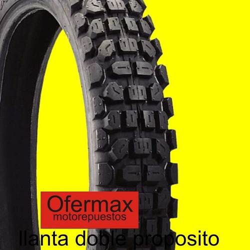 Llanta Delantera + Camara 3.00-21 Doble Propósito