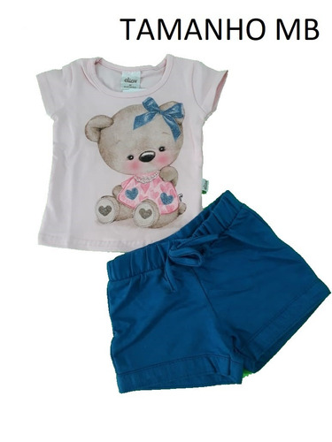 Conjunto Feminino Infantil Elian - Vários Modelos Bebês