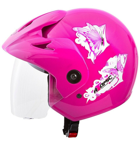 Capacete Rosa Feminino Atomic For Girls