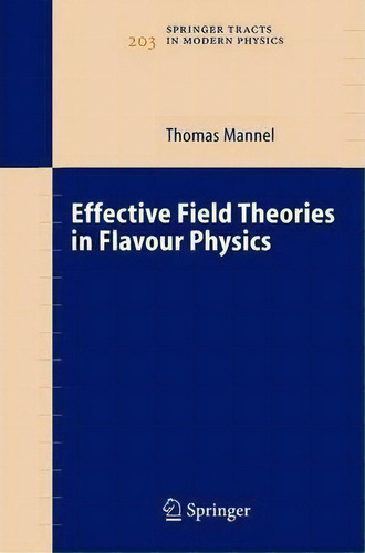 Effective Field Theories In Flavour Physics, De Thomas Mannel. Editorial Springer-verlag Berlin And Heidelberg Gmbh & Co. Kg, Tapa Blanda En Inglés