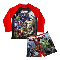Comprar Conjunto De Traje De Baño Niño Avengers Vengadores 