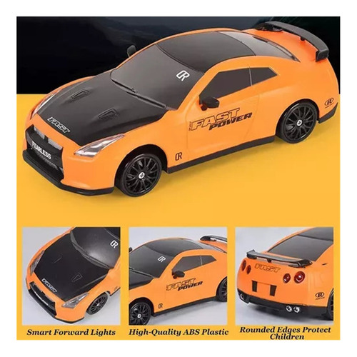 Carro Control Remoto Para Drifting 4wd Con Luz En Faros