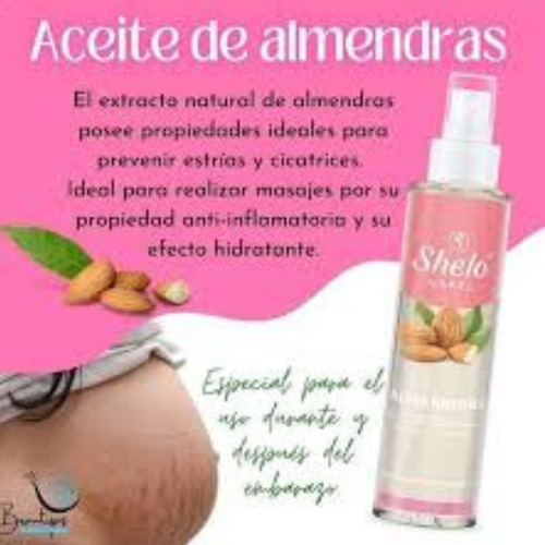 Aceite De Almendras Ideal Para Estrías Ideal En Embarazo 2pz