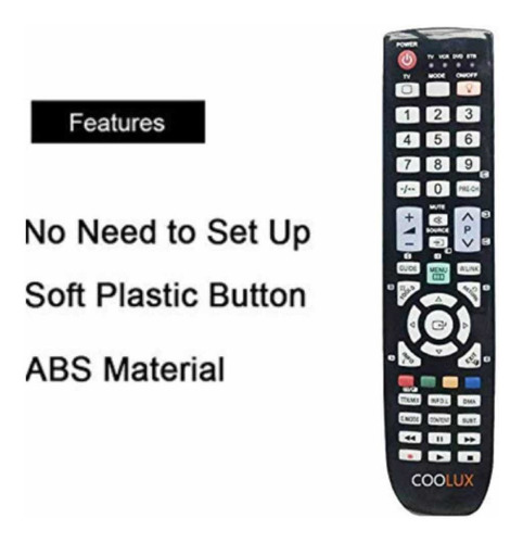 Control Remoto Para Samsung Lcd/led Tv/vcr/dvd/stb