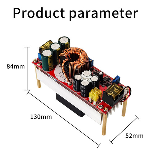 Módulo Amplificador - De 1500 W, Voltaje Constante Ajust