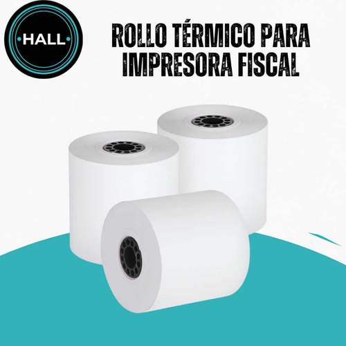 10 Rollos  De Papel Térmico 80x60 Fiscal