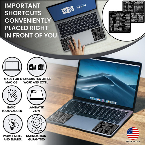 Synerlogic Mac Os + (para Mac) Pegatinas De Atajos De Teclad